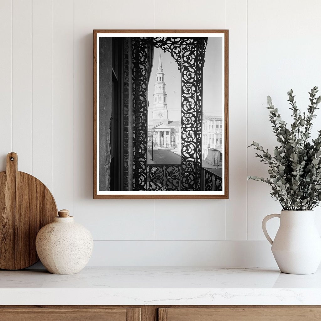 Planters Hotel, Charleston SC, 1736 Vintage Photograph