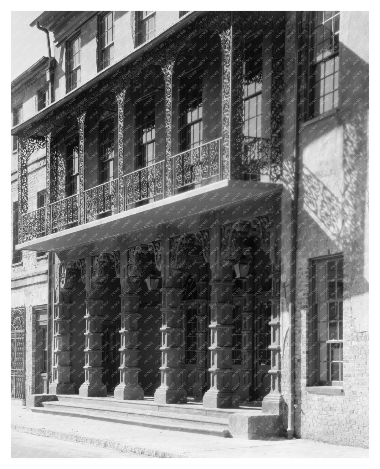 Planters Hotel, Charleston SC, Historic Photo 1736
