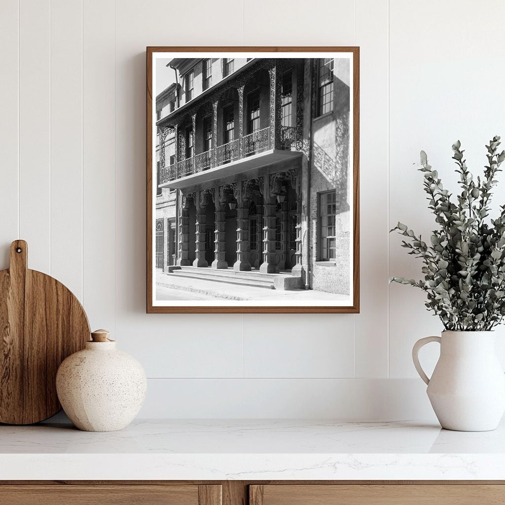 Planters Hotel, Charleston SC, Historic Photo 1736