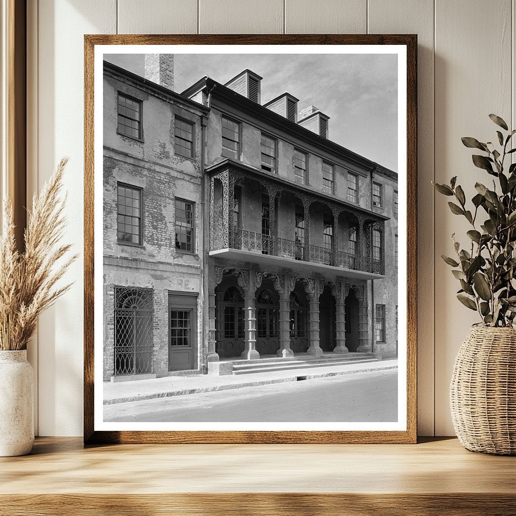 Planters Hotel, Charleston SC, Vintage Photo, 1736-1800