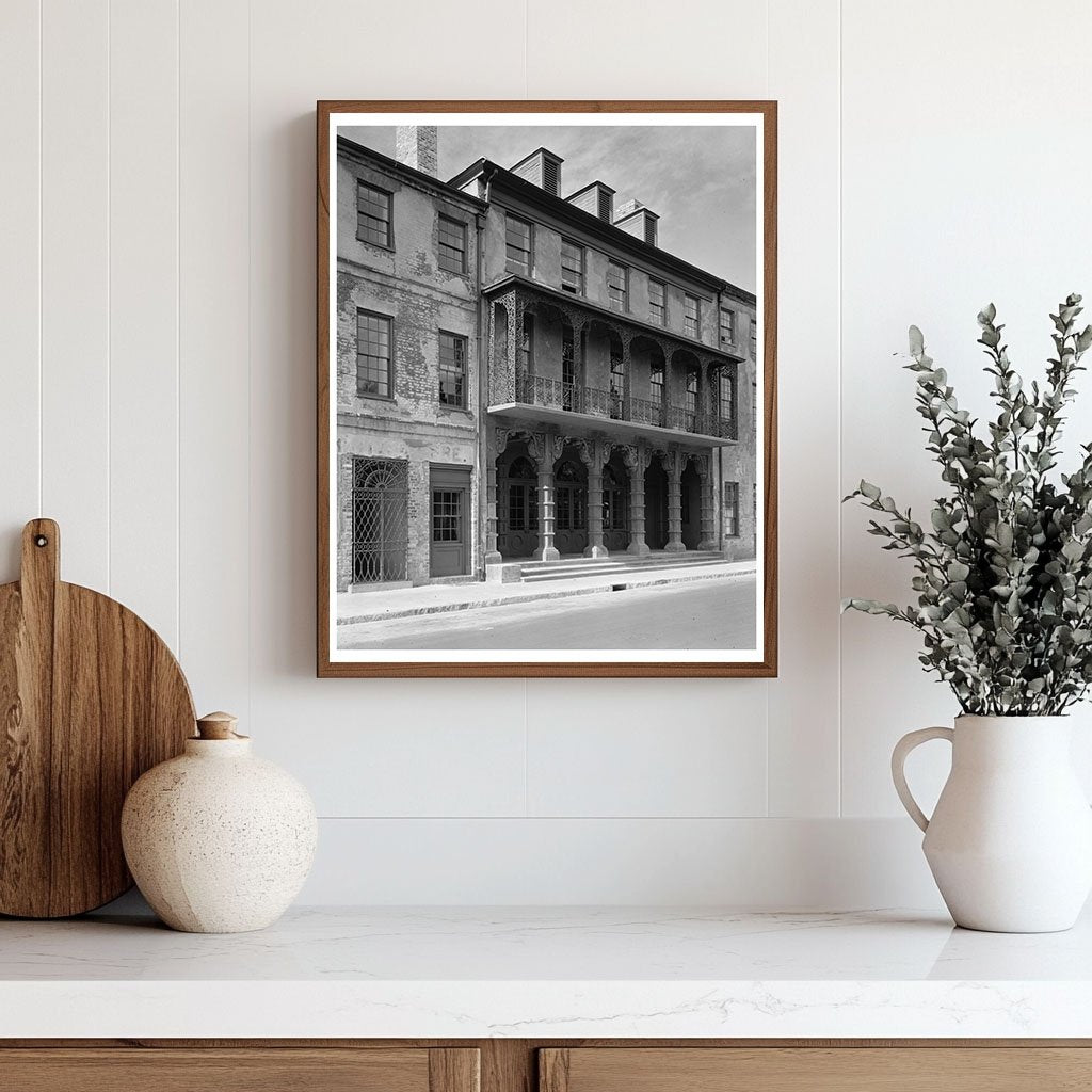 Planters Hotel, Charleston SC, Vintage Photo, 1736-1800