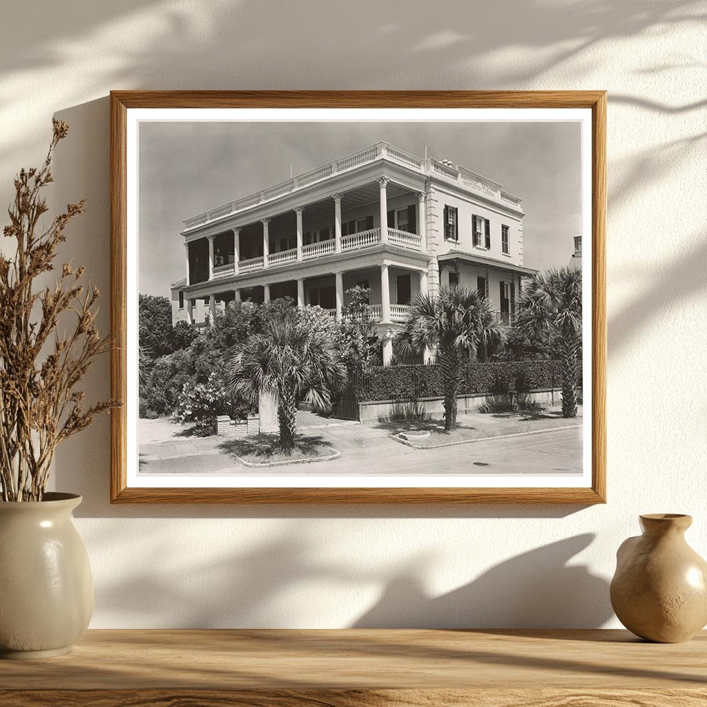 Charles Alston House, Charleston SC, 1953 Photography