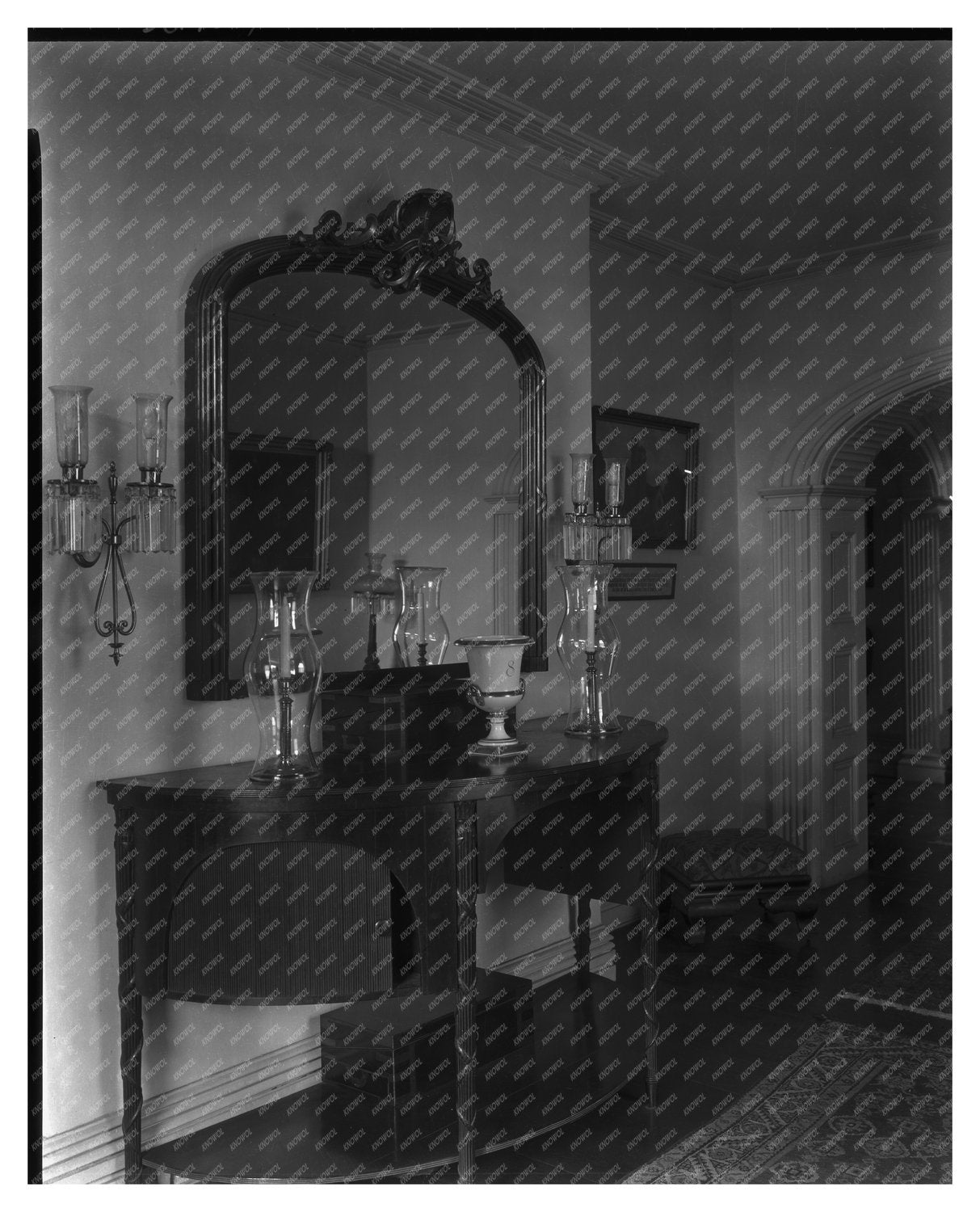 Charles Alston House Interior, Charleston SC, 20th Century