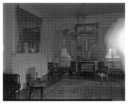 Charles Alston House Drawing Room, Charleston SC, 1953