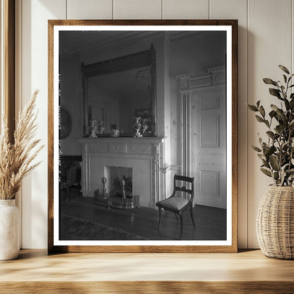 Charles Alston House Interior, Charleston SC 1930s Photo