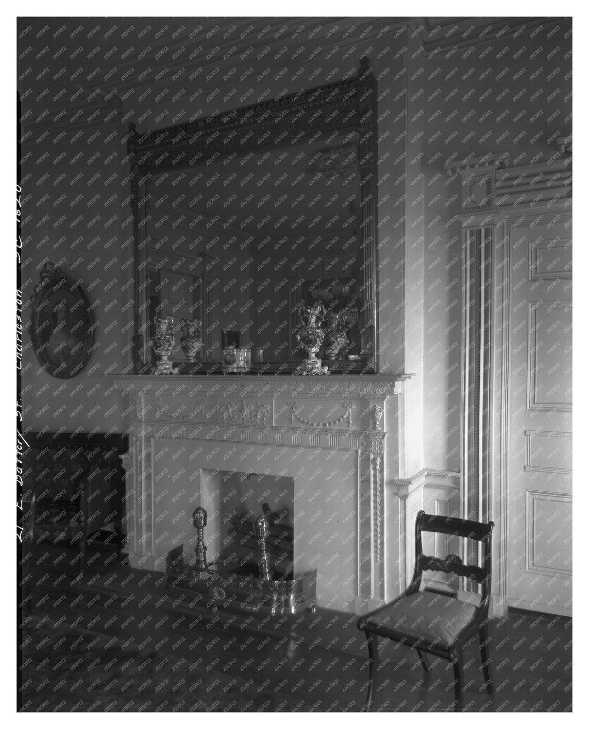 Charles Alston House Interior, Charleston SC, 1900s