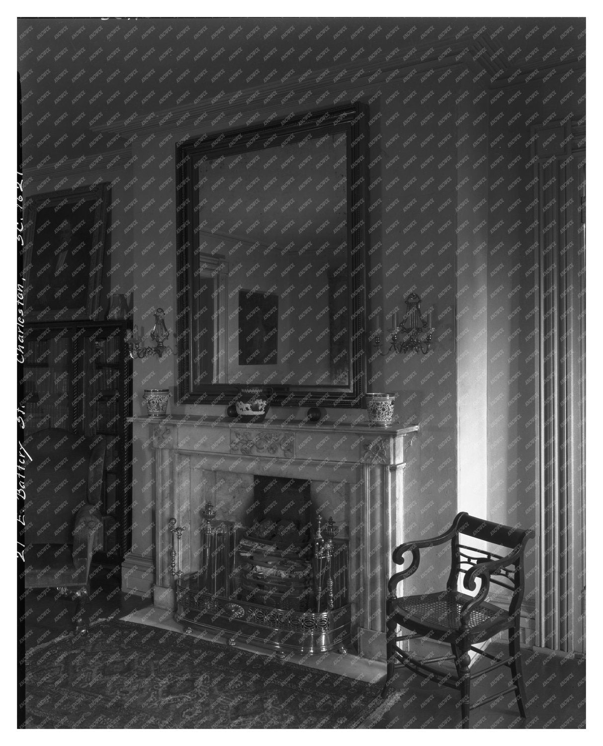 Charles Alston House Interior, Charleston SC 1953