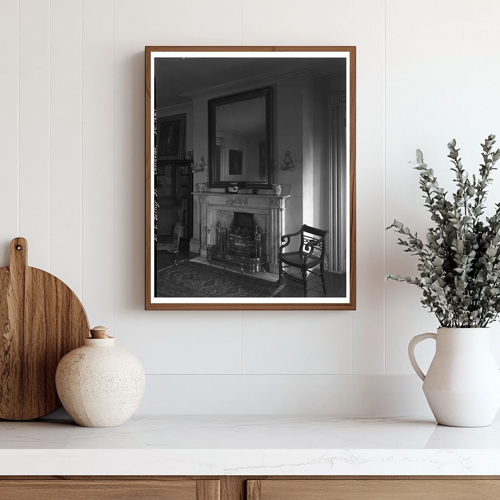 Charles Alston House Interior, Charleston SC 1953