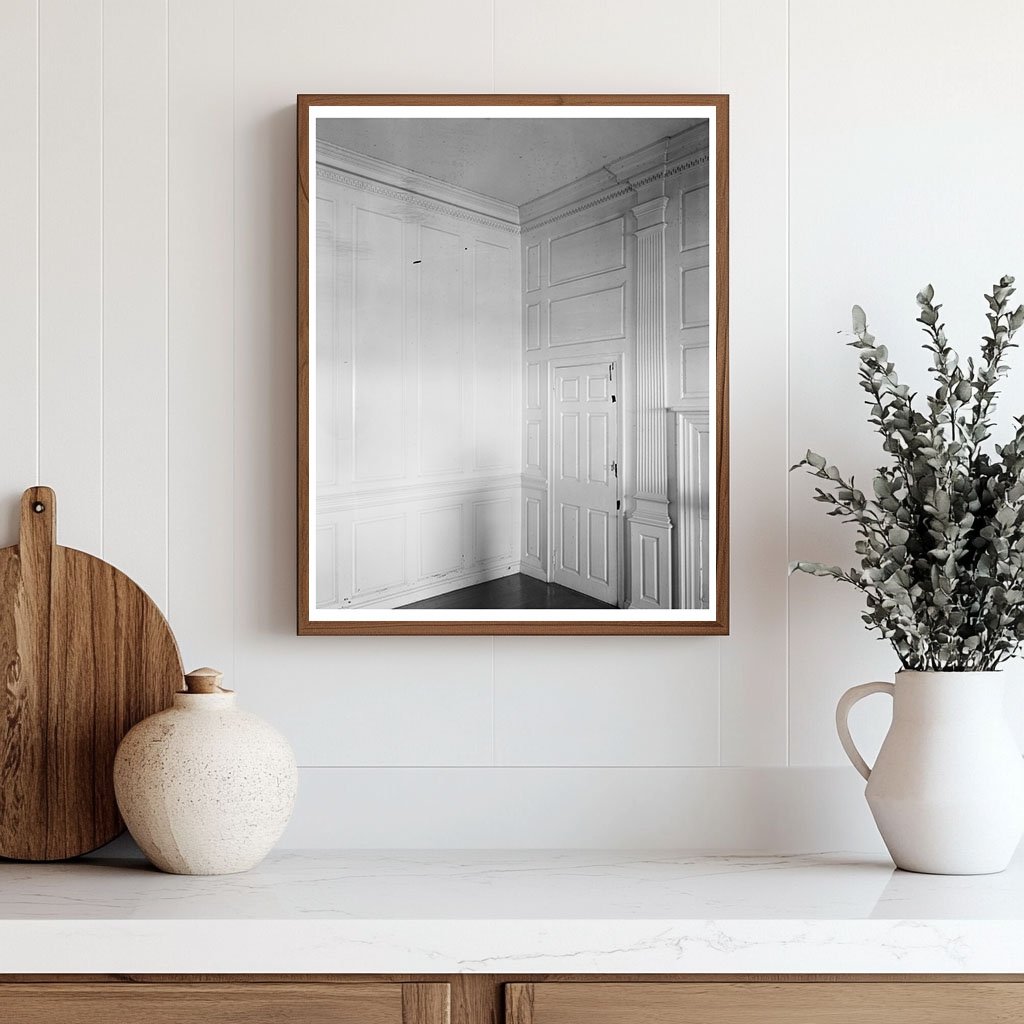 J.H. Rowley Estate, Horntown, VA, 1725 Vintage Photo