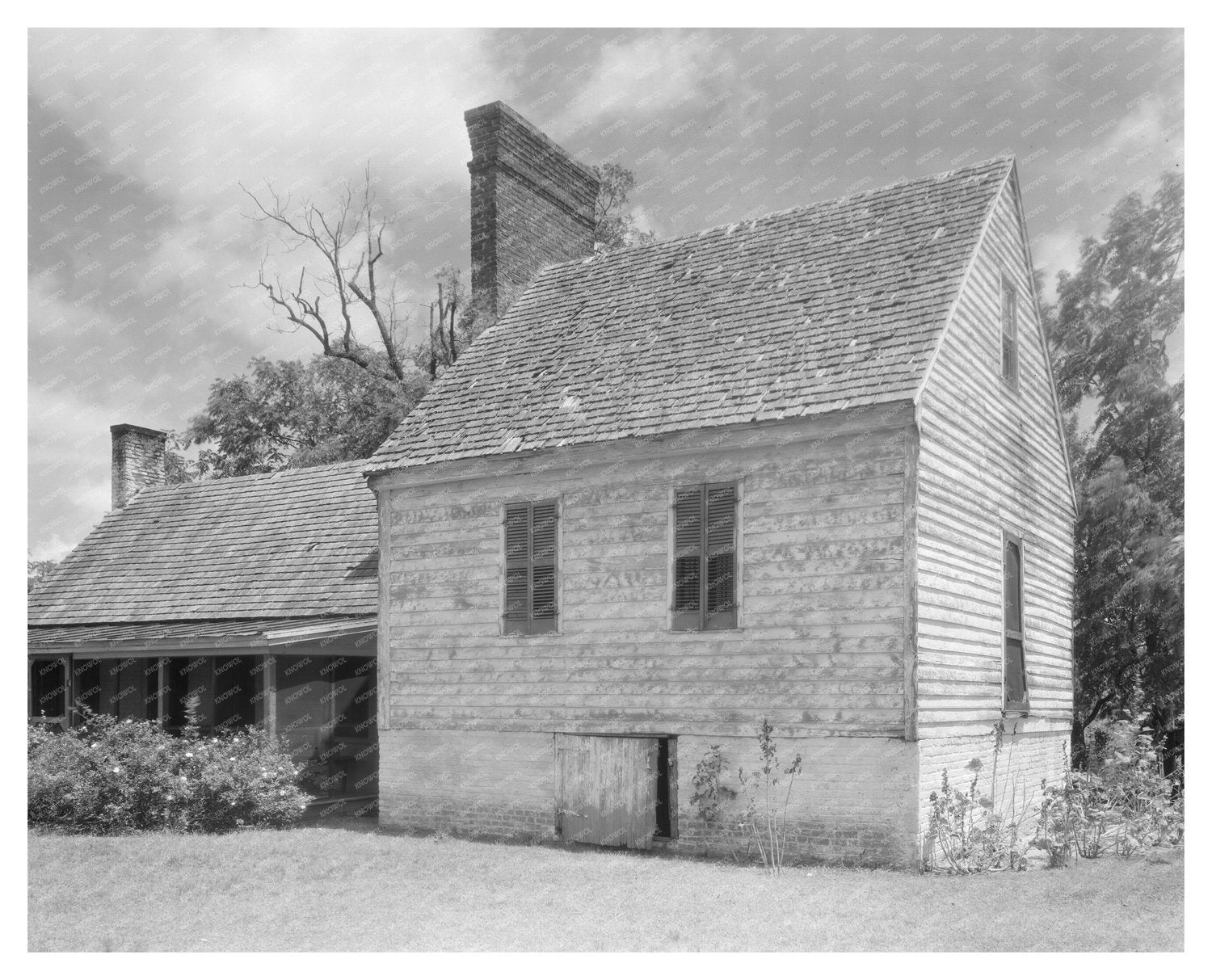 Bull House Architectural Photo, Greenbush, VA, 20th Century