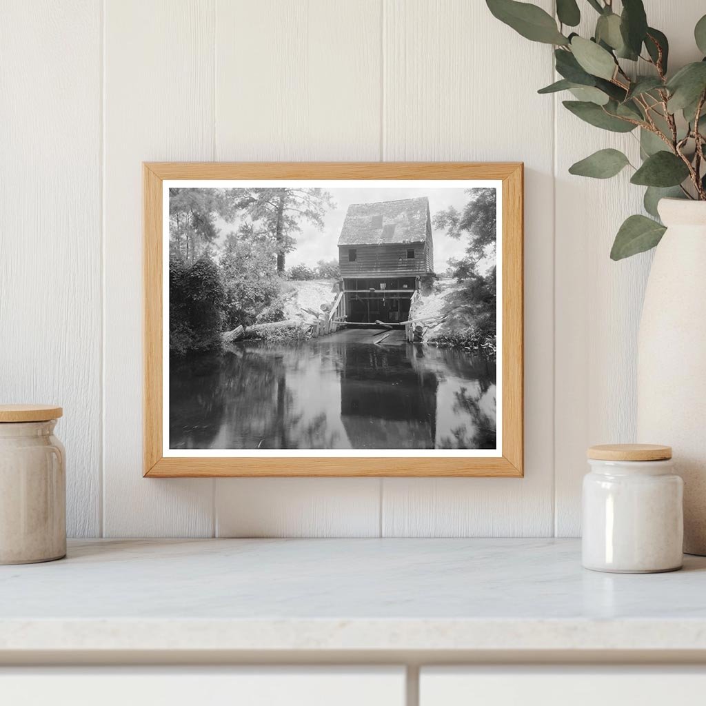 Water Mill in Accomack County, Virginia - Early 20th Century
