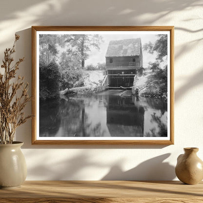 Water Mill in Accomack County, Virginia - Early 20th Century