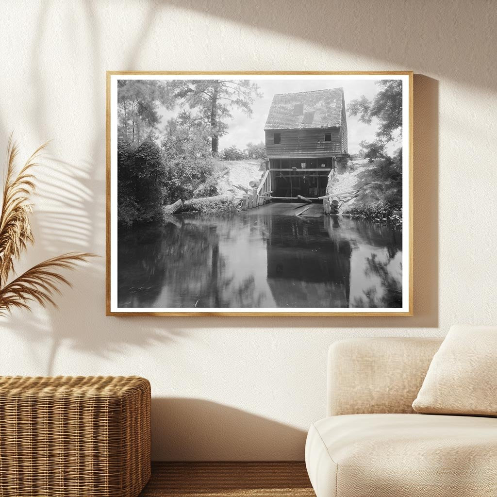 Water Mill in Accomack County, Virginia - Early 20th Century