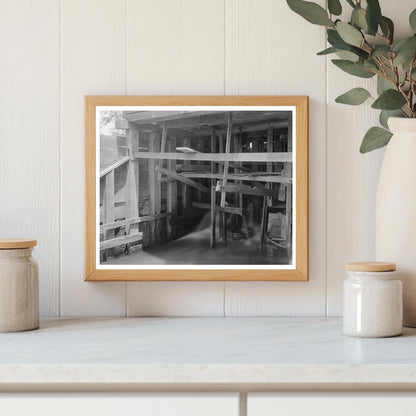 Water Mill in Accomack County, VA - 1980s Historical Photo