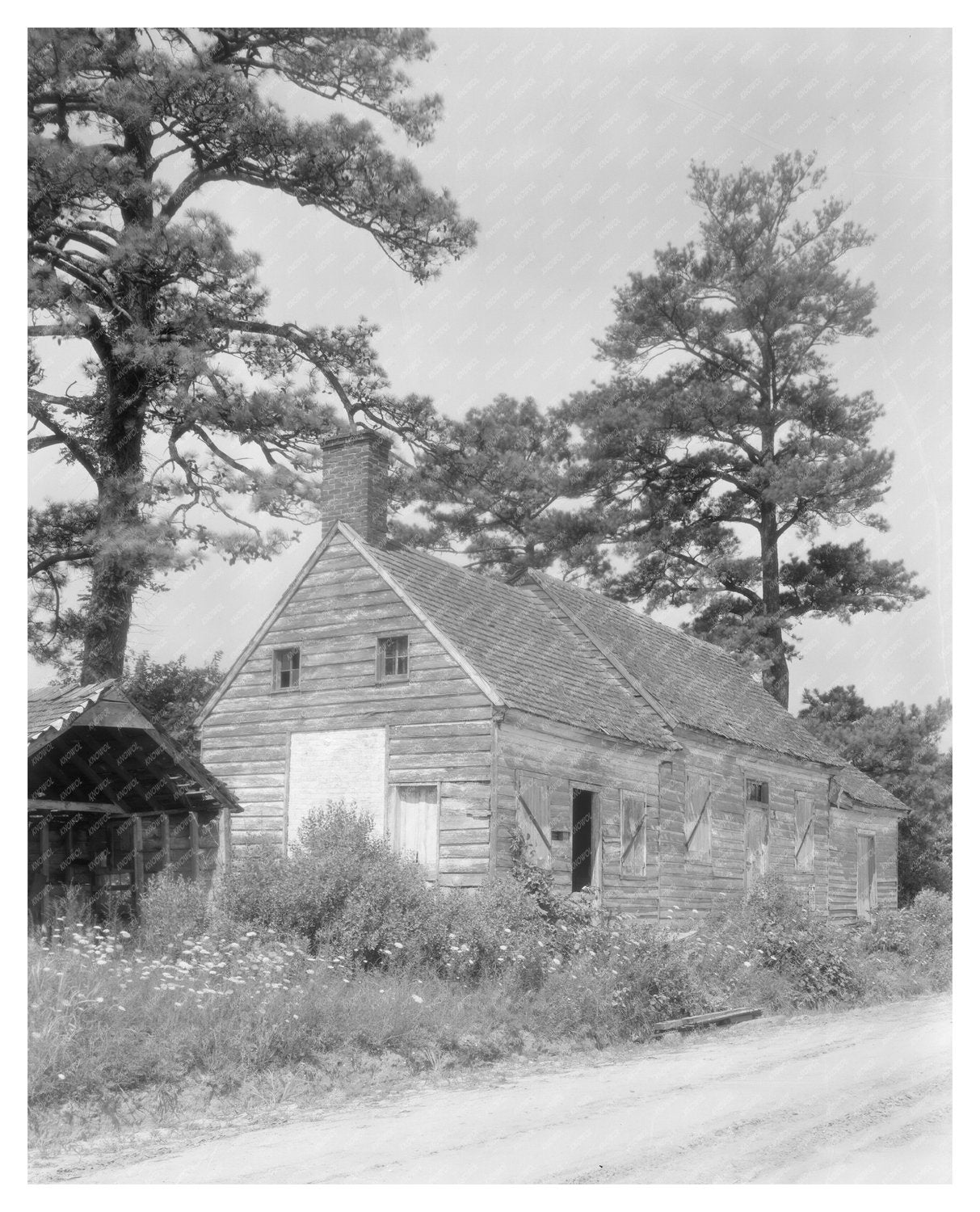 Lee Mont, Accomack County, Virginia Historic Photo 1980s