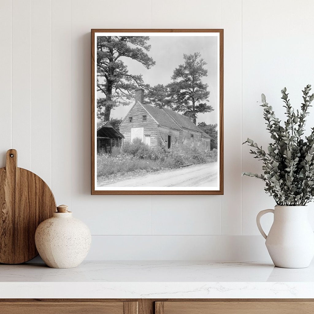 Lee Mont, Accomack County, Virginia Historic Photo 1980s