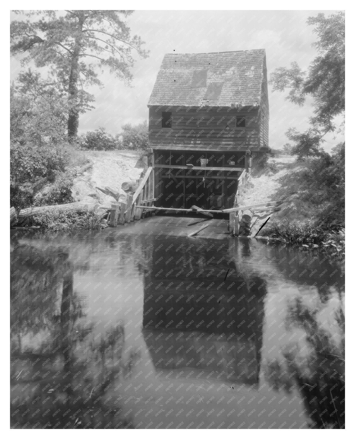 Lee Mont Water Mills, Accomack County, Virginia, 1980s
