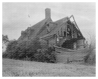 Wachapreague, VA Vintage Wooden Building, 20th Century