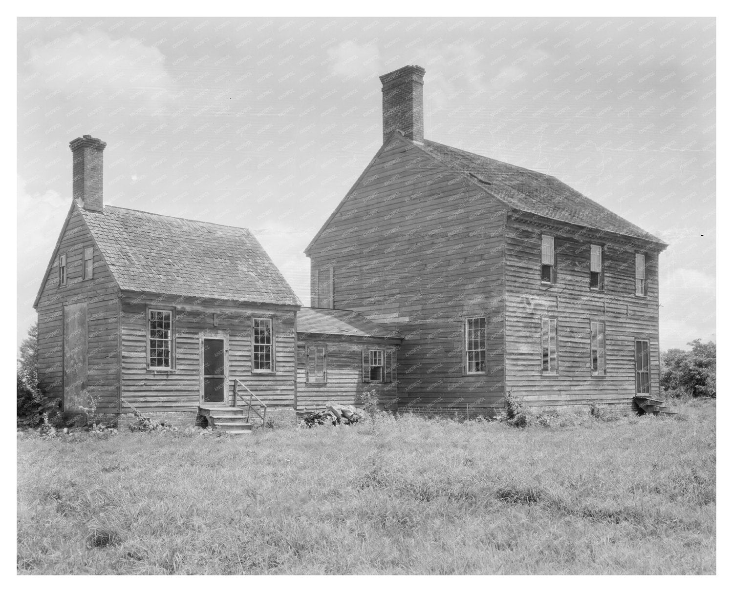 Hedrick Cottage, Craddockville VA, Historic Photo 1953