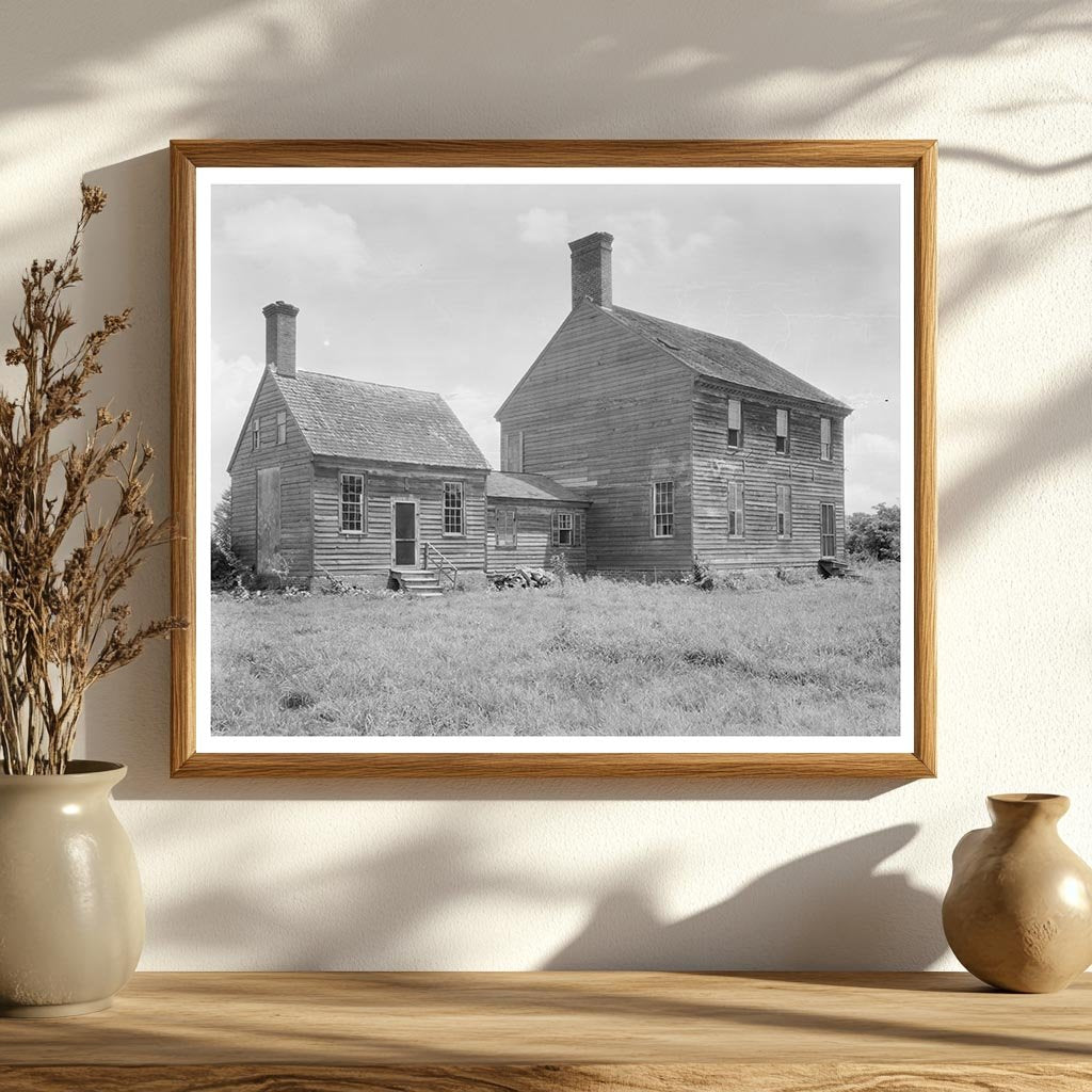 Hedrick Cottage, Craddockville VA, Historic Photo 1953