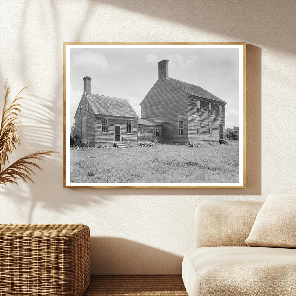 Hedrick Cottage, Craddockville VA, Historic Photo 1953