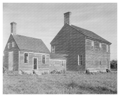 Hedrick Cottage, Craddockville, VA - Early Colonial Architec