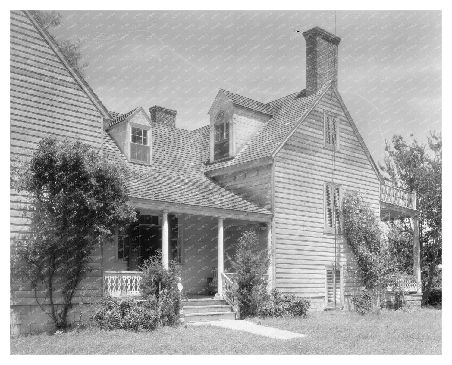 Historic Residence in Accomack County, VA, 1953