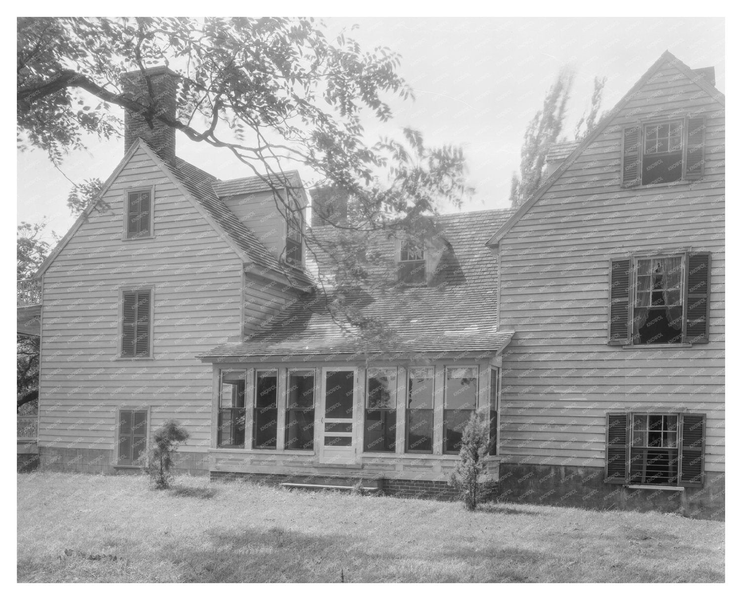 Historic House in Accomack County, VA - Early 1900s Photo