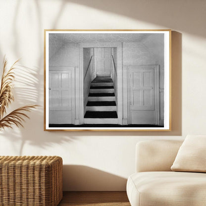 Historic House Interior, Accomack County, VA, 1953