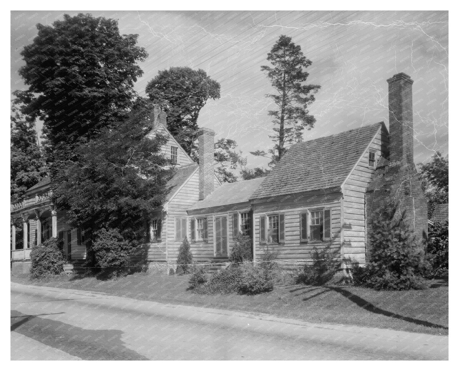 Old Seymour Place, Accomack County, Virginia, 1953 Photo