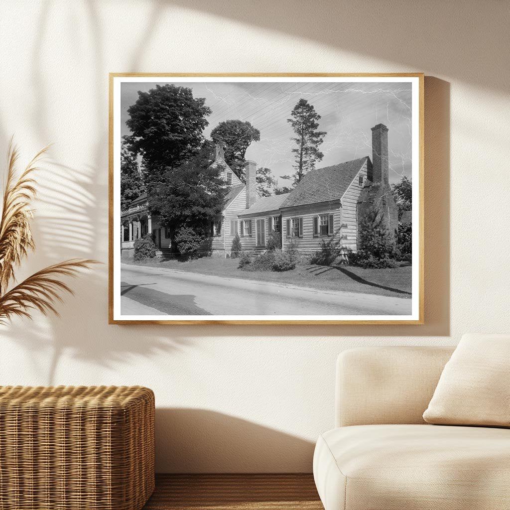 Old Seymour Place, Accomack County, Virginia, 1953 Photo