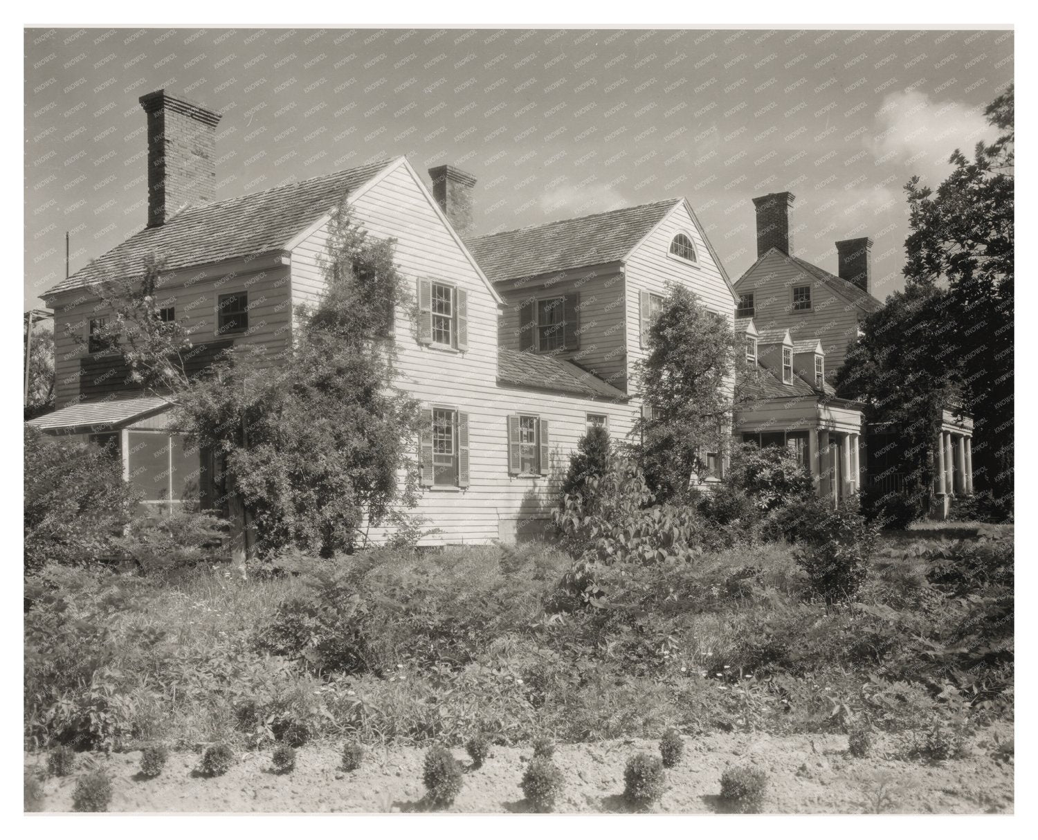 19th-Century Residence in Accomack County, Virginia, 1953