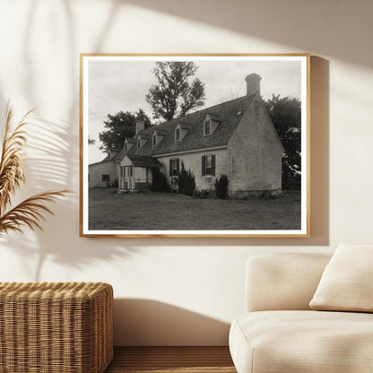 Historic Quinby Home, Virginia, 1673 - Vintage Photograph