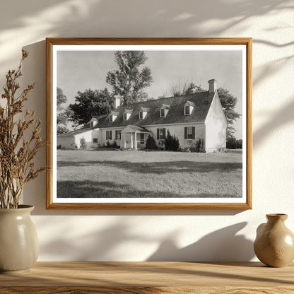 Historic Home in Quinby, VA (1673) - Vintage Photograph