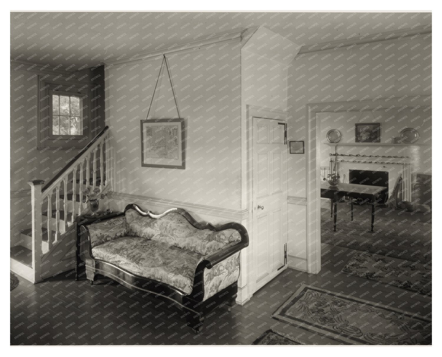 Historic Interior in Quinby, VA - Early 20th Century Image