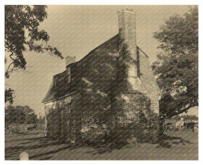 Historic House in Deep Creek, VA - 1930s Photo