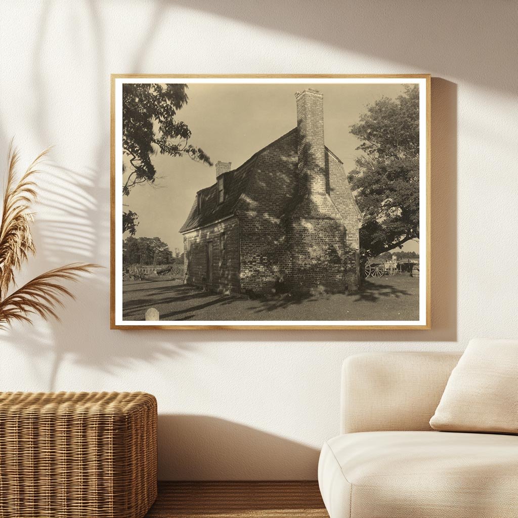 Historic House in Deep Creek, VA - 1930s Photo