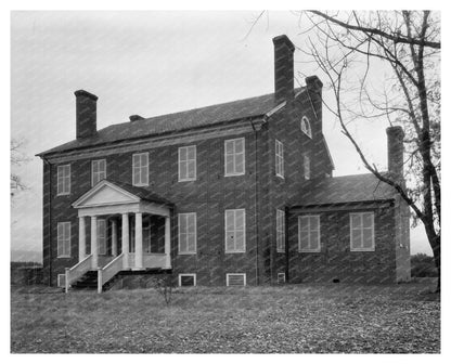 Old Carr Place, Charlottesville VA, Historic Photo 1819