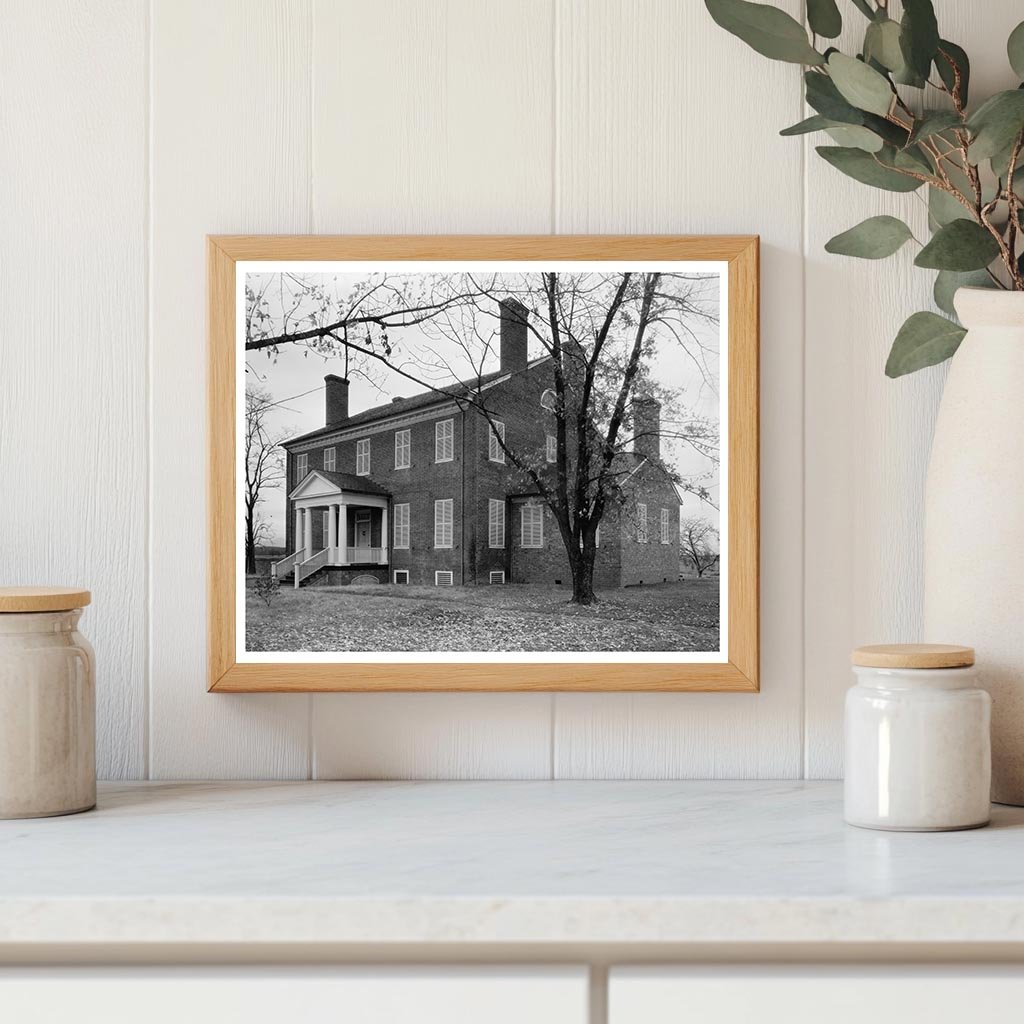 Old Carr Place, Charlottesville VA, 1819 Historic Photo