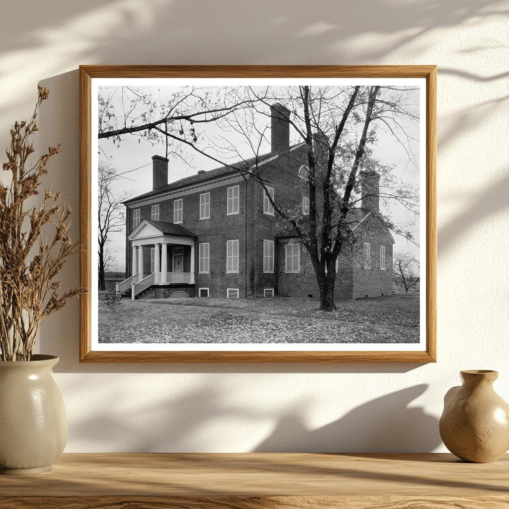 Old Carr Place, Charlottesville VA, 1819 Historic Photo