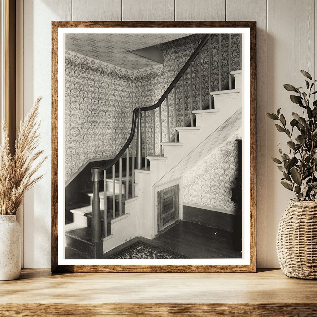 Vintage Interior Photo, Browns Cove, Albemarle Co, VA, 1900s