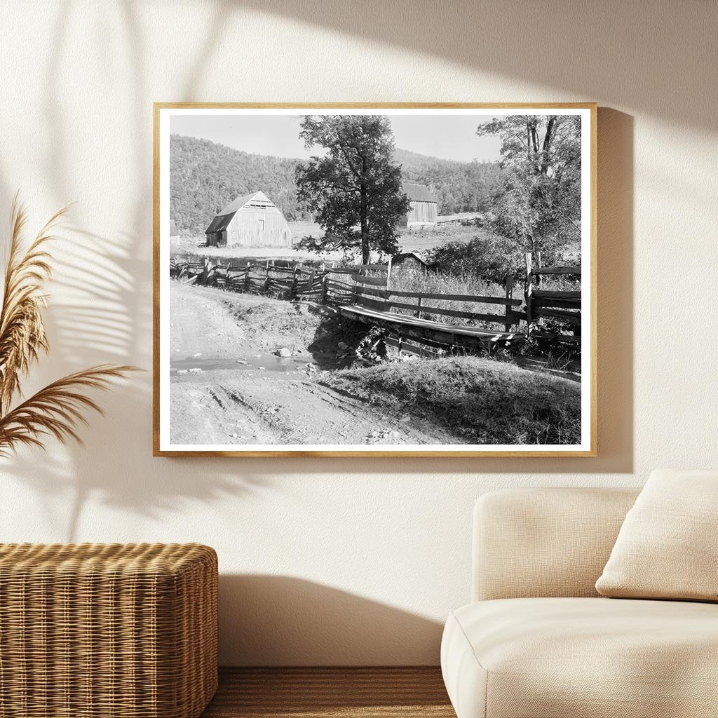 Browns Cove, VA Vintage Architecture Photo 20th Century