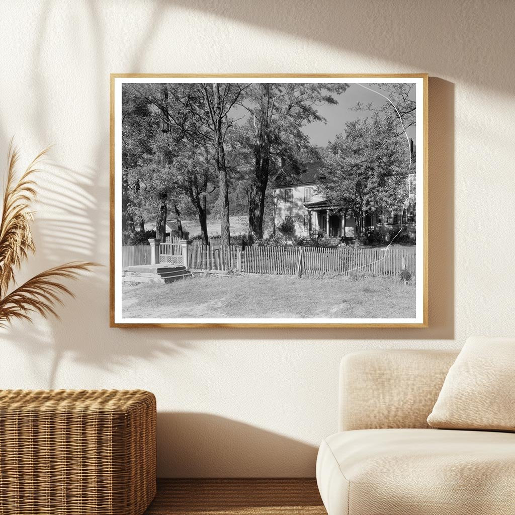 Browns Cove, VA Vintage Architecture Photo, Early 1900s