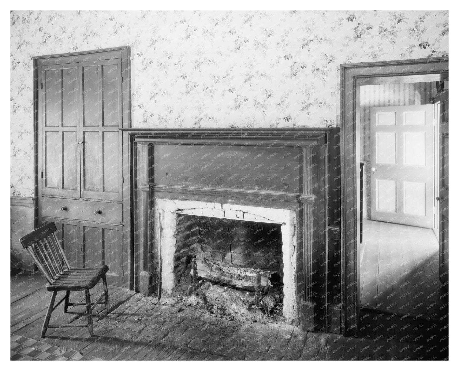 Browns Cove, VA Vintage Architecture Photo, 1953 Collection