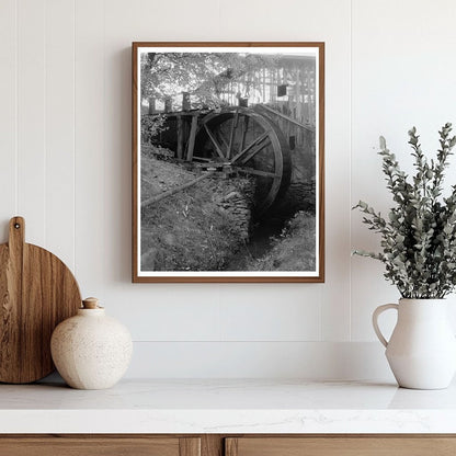 Gordonsville VA Waterwheels Photo 19th Century