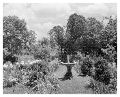 Green Mountain Garden, Albemarle VA, 1900s Vintage Photo
