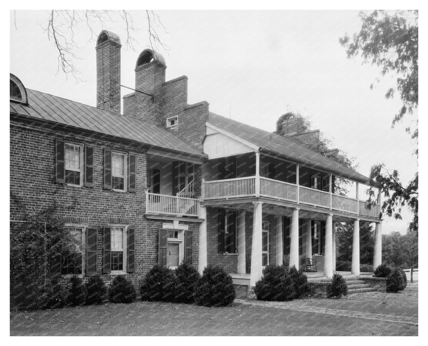 Albemarle County VA Architecture 1900s Vintage Photo