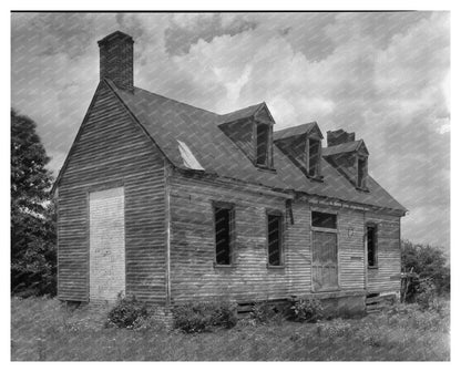 Vintage Photo of Albemarle County, VA Architecture, 1953