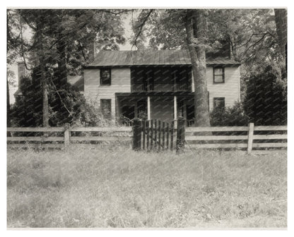 Zion Road Vintage Photo, Albemarle County VA 20th Century