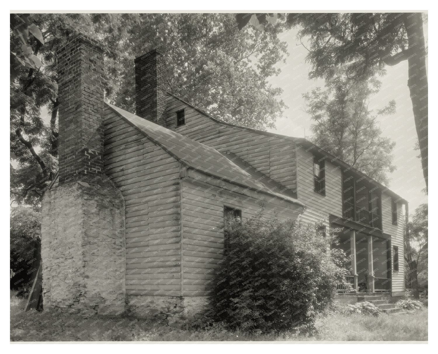 Zion Road House in Albemarle County, Virginia, 1953